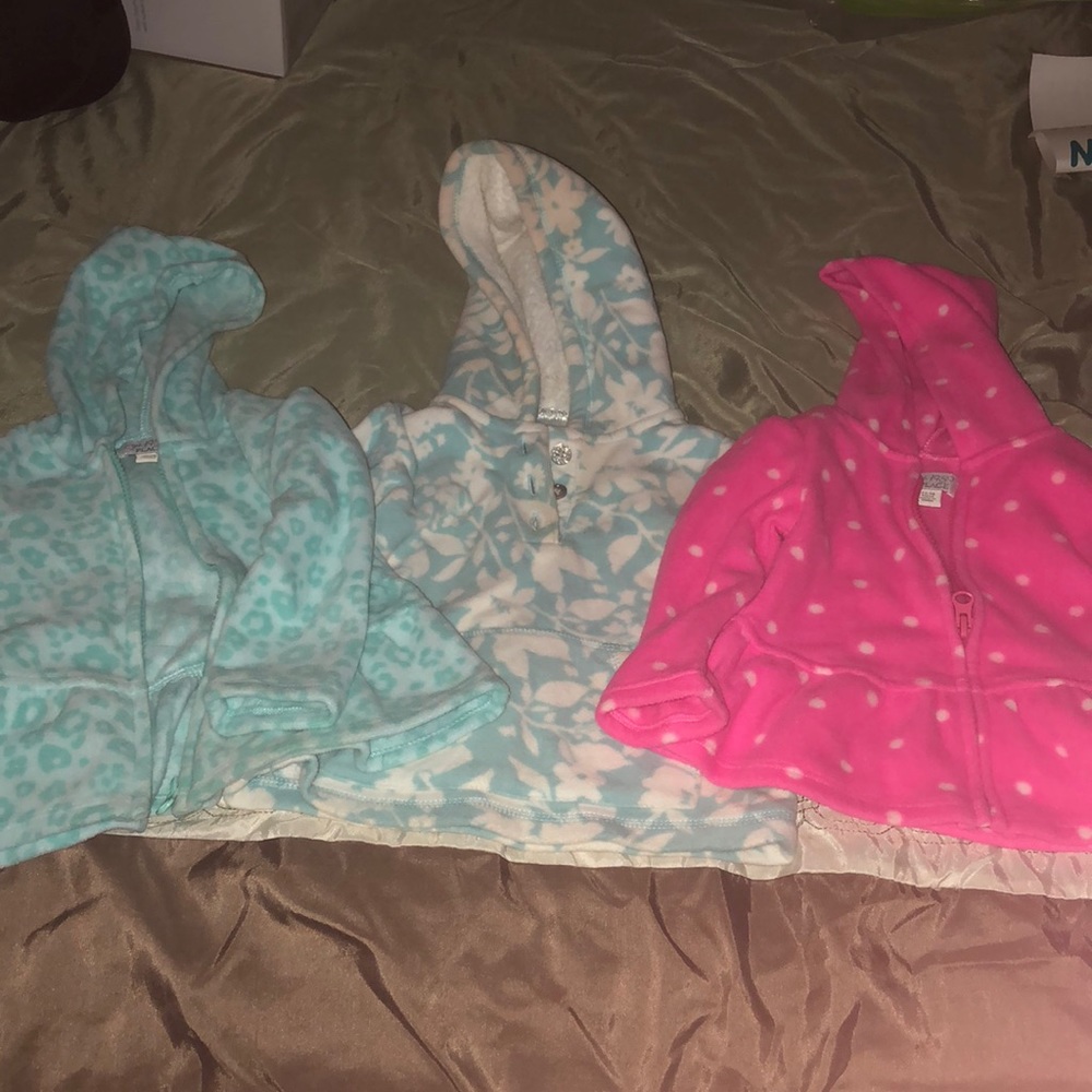 3 kids hoodies